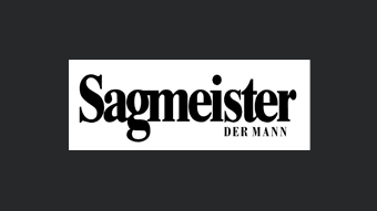 Offizielles Logo der Firma Sagmeister Herrenmode & Damenmode (weißer Hintergrund)