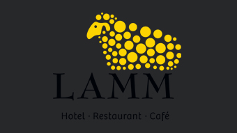 Offizielles Logo des Hotels "LAMM" in Bregenz.